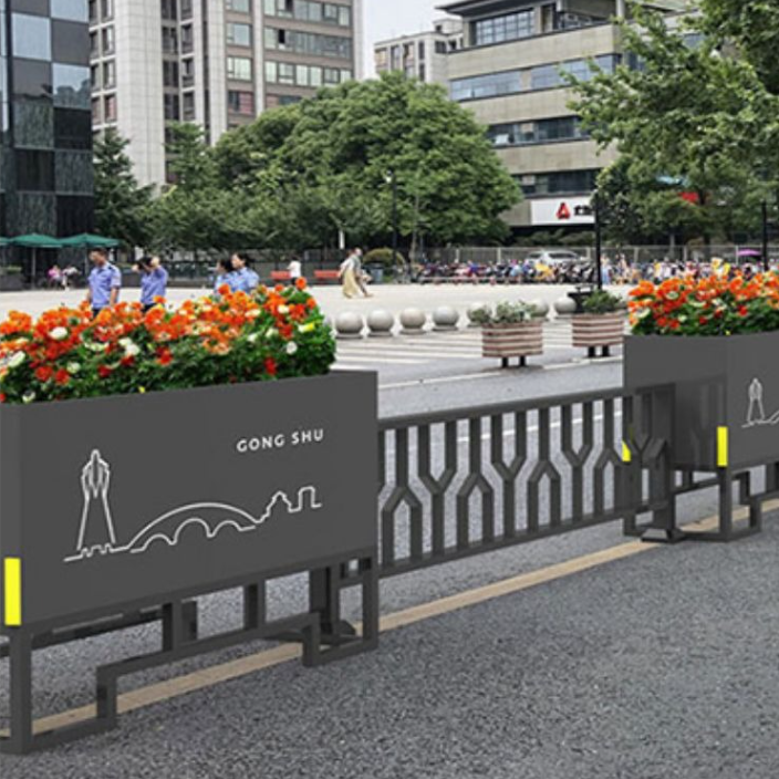 城市道路花箱護(hù)欄